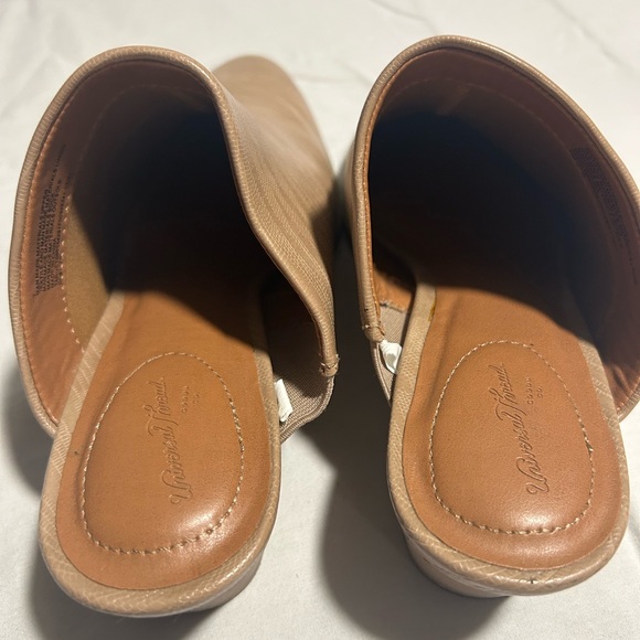 Universal Thread Tan Tara Mule Women's Size 7 Pointed Toe Chunky 2" Heel - Picture 5 of 7